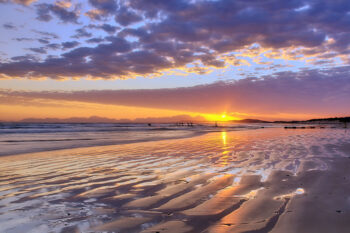 Somerset West, Sonnenuntergang, Strand, Beach